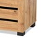 Baxton Studio Adalwin Modern and Contemporary Oak Brown Finished Wood 2-Door Shoe Storage Cabinet 189-11986-ZORO - alternate 7